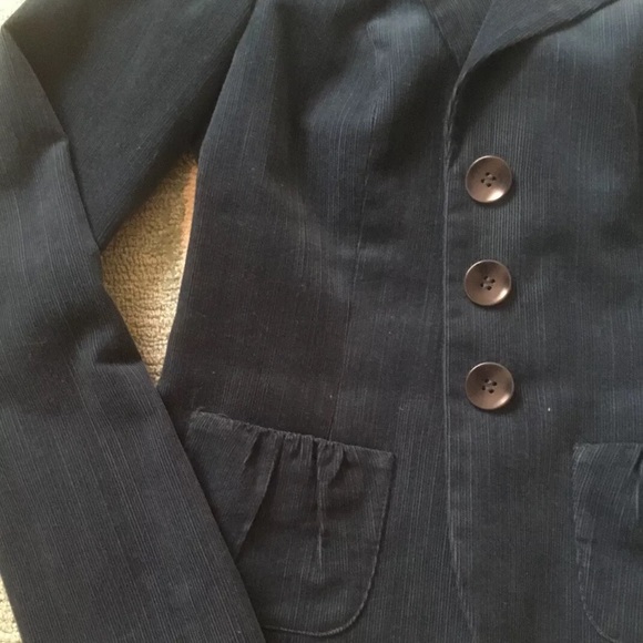 Halogen Fine Wale Corduroy Teal Blazer Size XS - Picture 2 of 9
